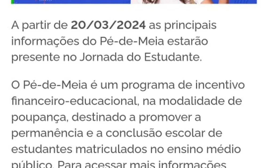 Programa de Incentivo, auxílio financeiro, benefício estudantil