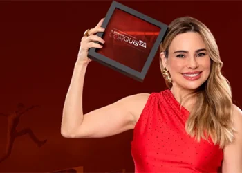 Raquel Sheherazade será a apresentadora do reality A Grande Conquista (Crédito: Edu Moraes/Record) - Todos os direitos: @ Meio&Mensagem