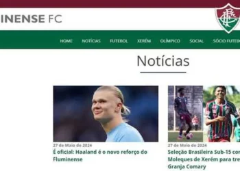 site do Fluminense, portal do Fluminense, página do Fluminense;