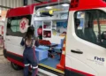veículos de emergência, motolâncias, socorristas;