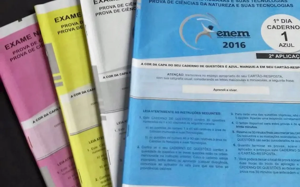 Exame, Prova, Inscrição';